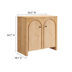 Meuble de rangement 2 portes avec arc