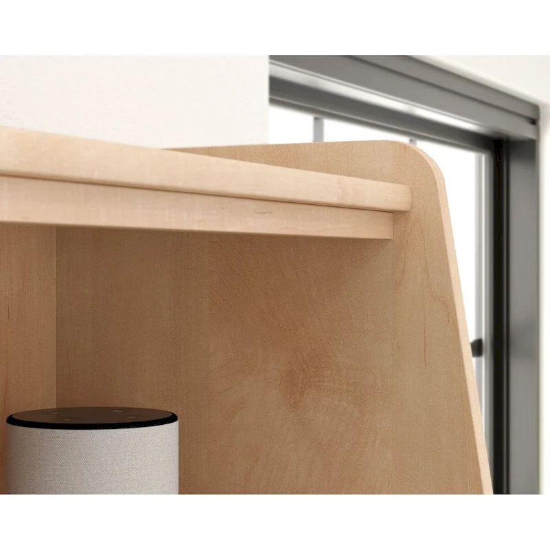 Vitrine bibliothèque avec étagères réglables