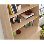 Vitrine bibliothèque avec étagères réglables