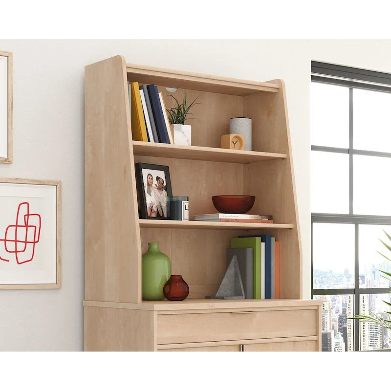 Vitrine bibliothèque avec étagères réglables