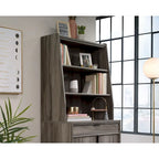 Vitrine bibliothèque avec étagères réglables