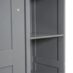 Lit escamotable grand format avec armoire, étagères et lumières DEL