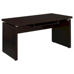 Bureau d'angle avec tablette coulissante pour clavier et tiroir classeur