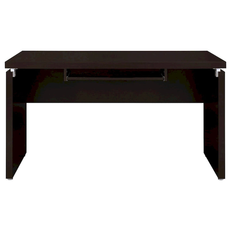 Bureau d'angle avec tablette coulissante pour clavier et tiroir classeur
