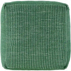 Pouf tressé à grosses mailles