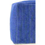 Pouf tressé à grosses mailles