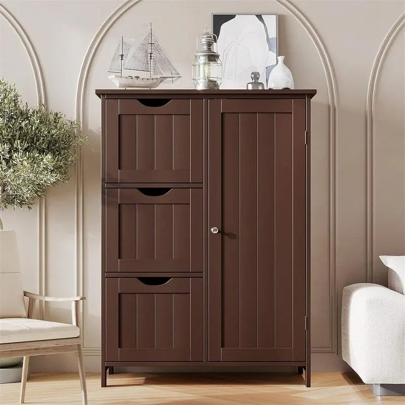 Meuble de rangement bas avec tiroirs