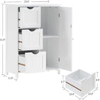 Meuble de rangement bas avec tiroirs
