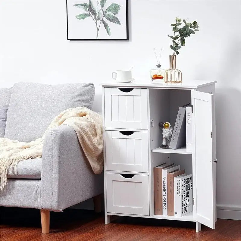 Meuble de rangement bas avec tiroirs