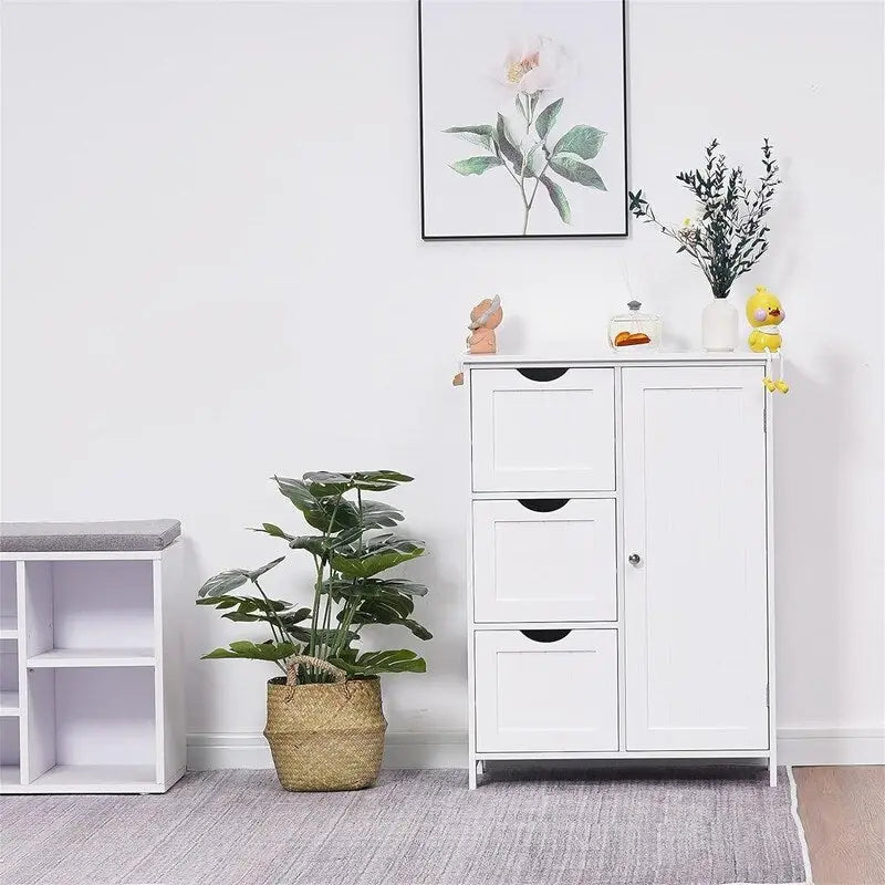 Meuble de rangement bas avec tiroirs