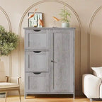 Meuble de rangement bas avec tiroirs