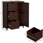 Meuble de rangement bas avec tiroirs