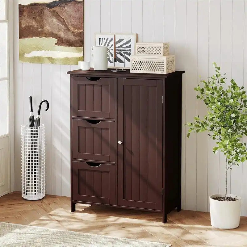 Meuble de rangement bas avec tiroirs