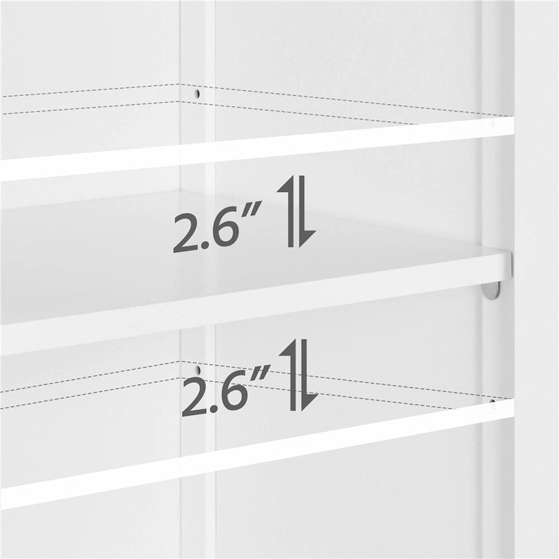 Meuble de rangement sur pied avec 1 tiroir et 2 portes