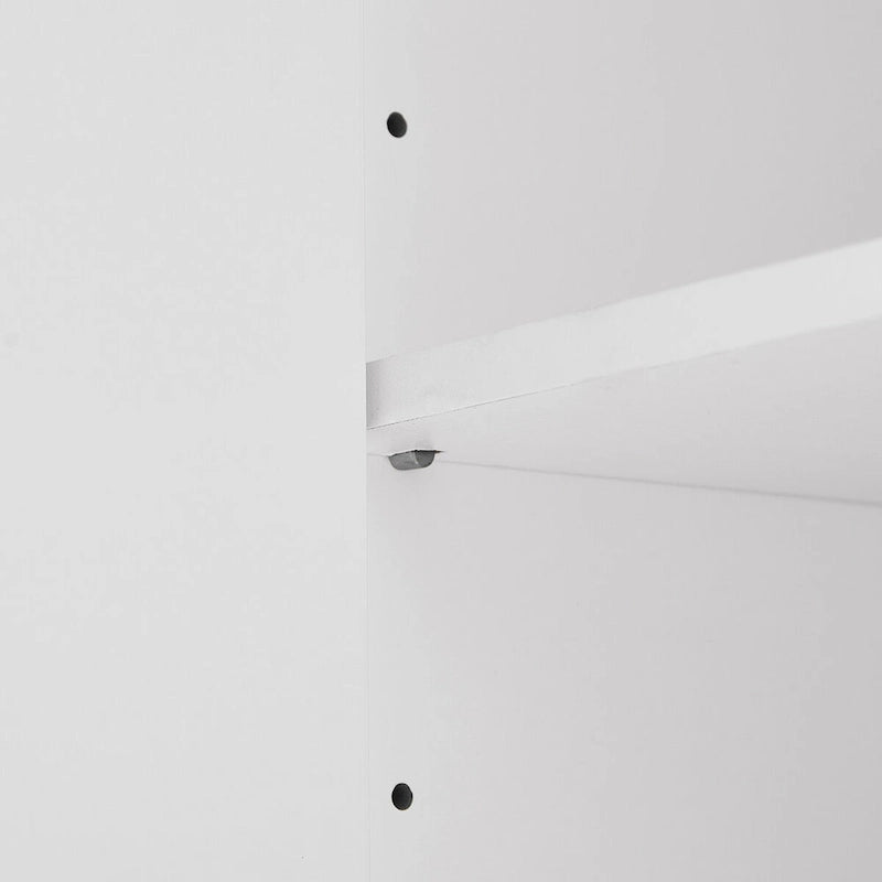 Armoire à linge 2 portes et 4 tiroirs